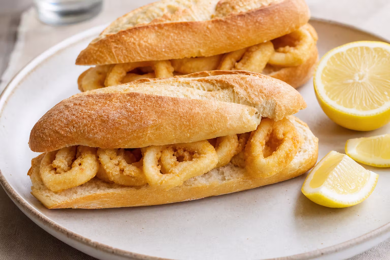 Bocadillo de Calamares – Madrider Tintenfisch-Sandwich