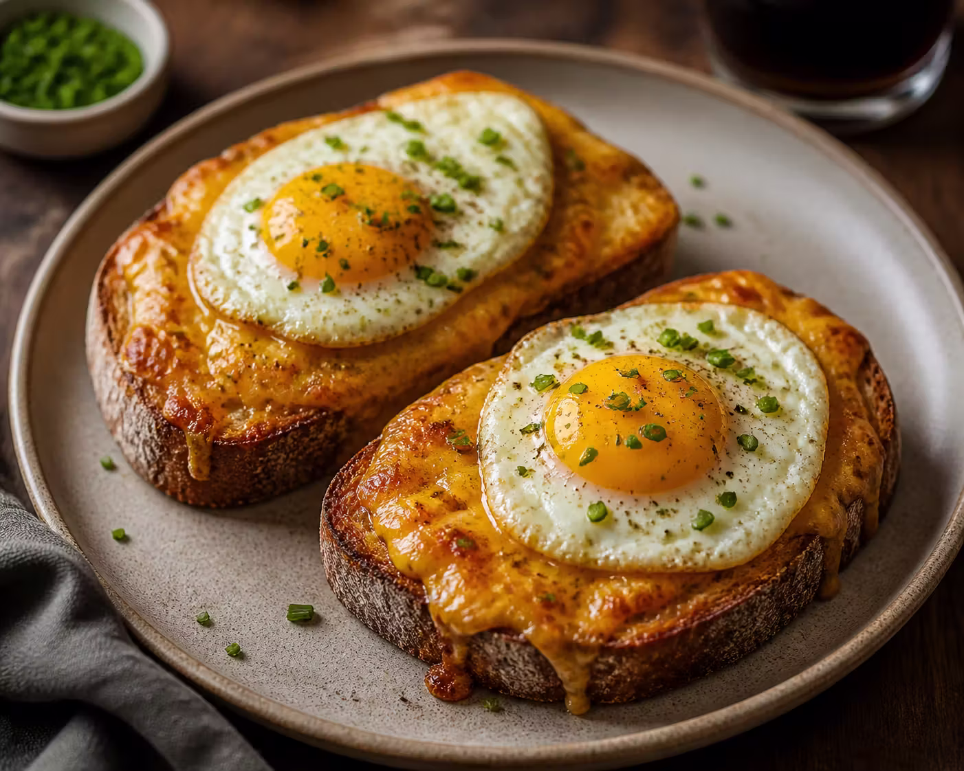 Buck Rarebit – Walisischer Käsetoast mit Spiegelei