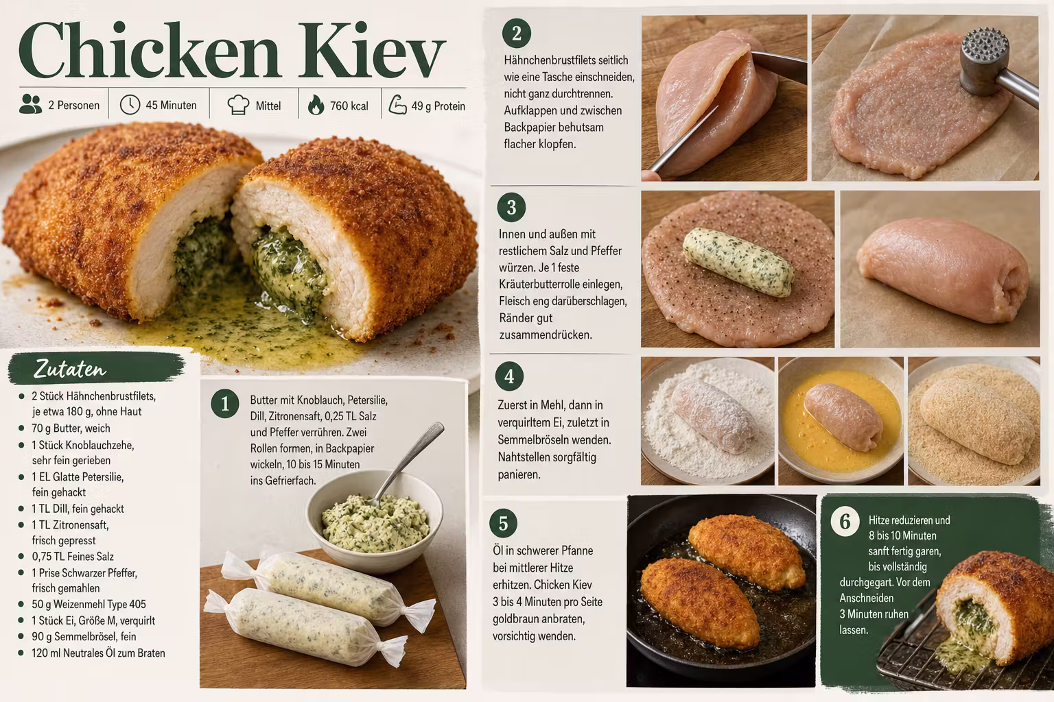 Rezept: Chicken Kiev
