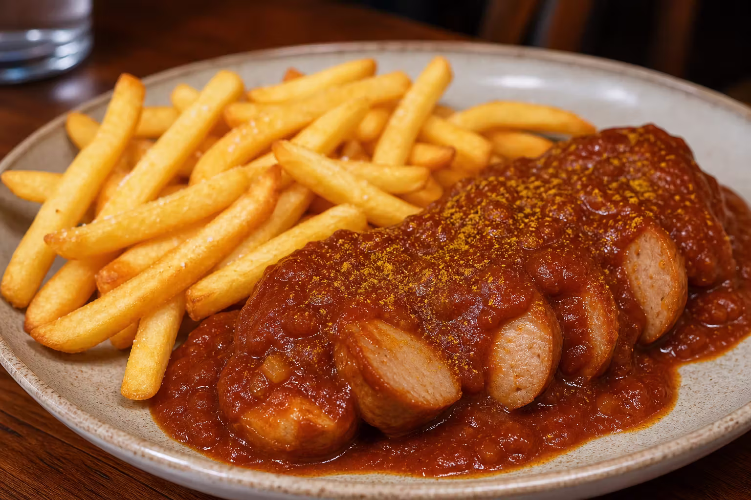 Currywurst mit hausgemachter Currysauce