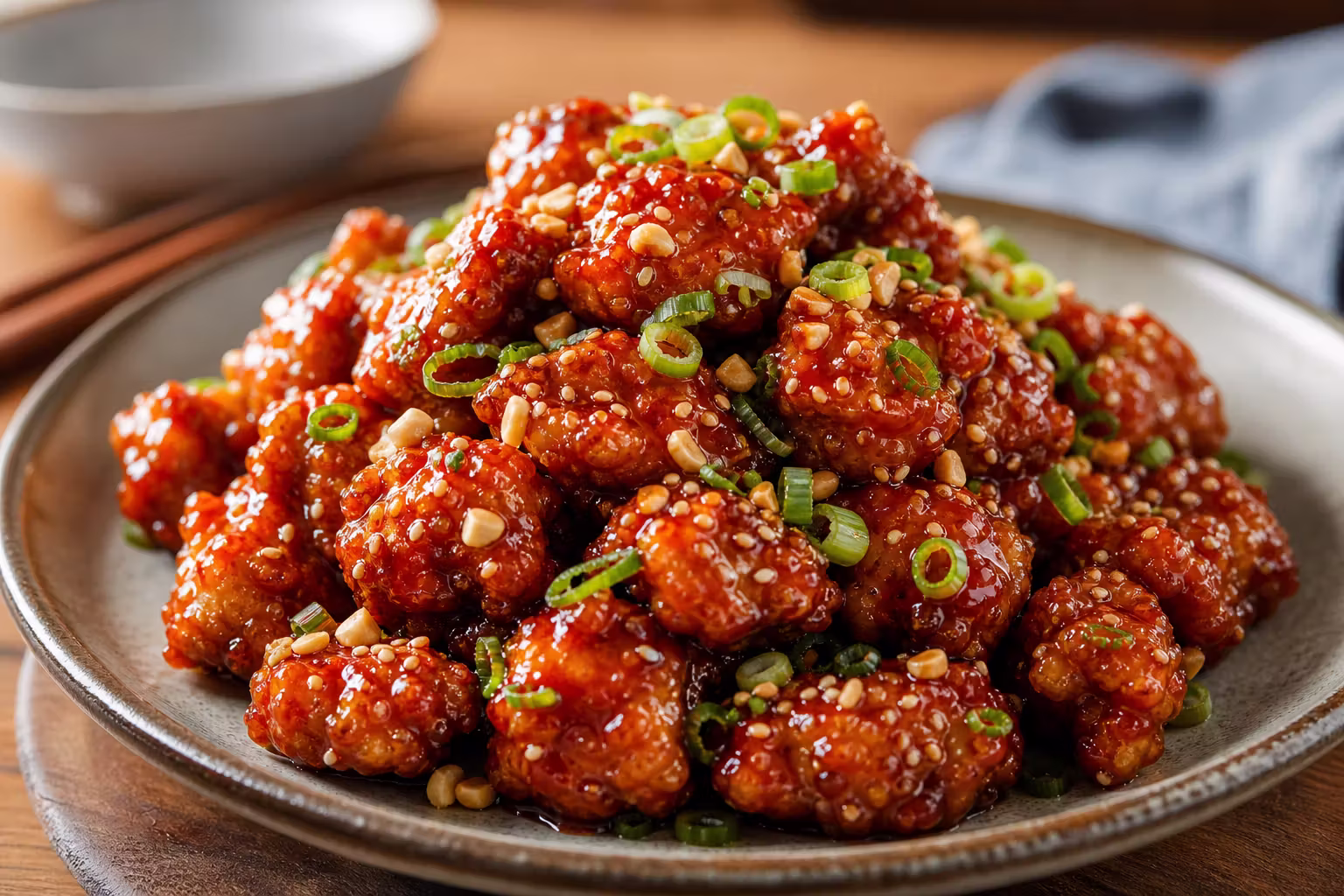 Dakgangjeong – Koreanisches knuspriges Hähnchen