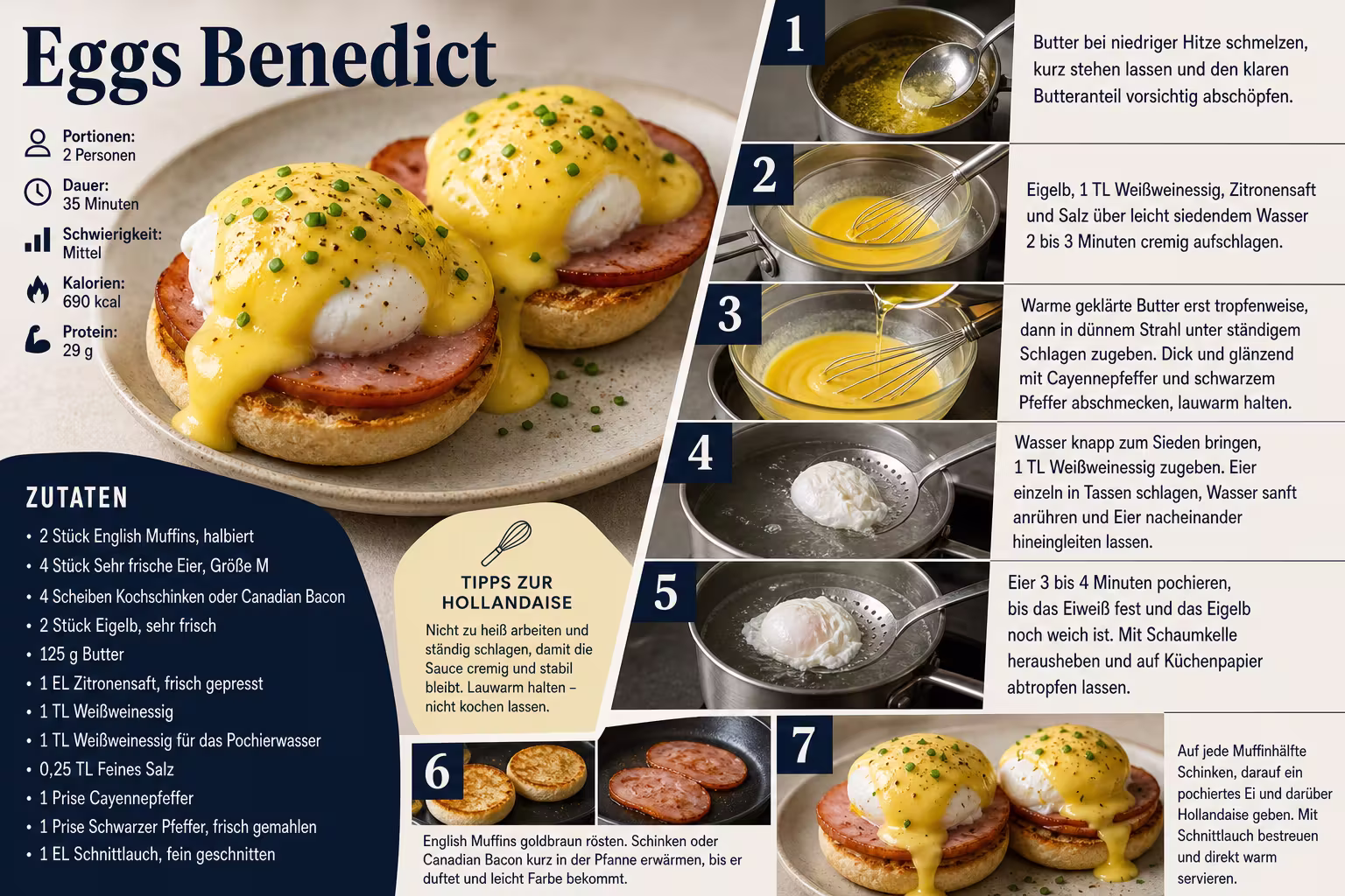 Rezept: Eggs Benedict