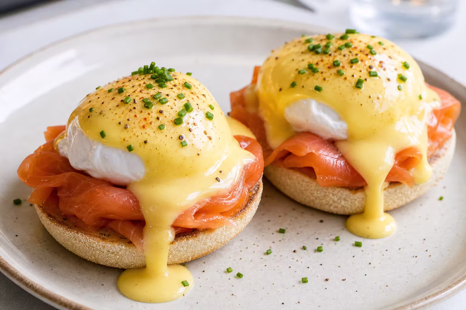Eggs Royale mit Räucherlachs und Hollandaise
