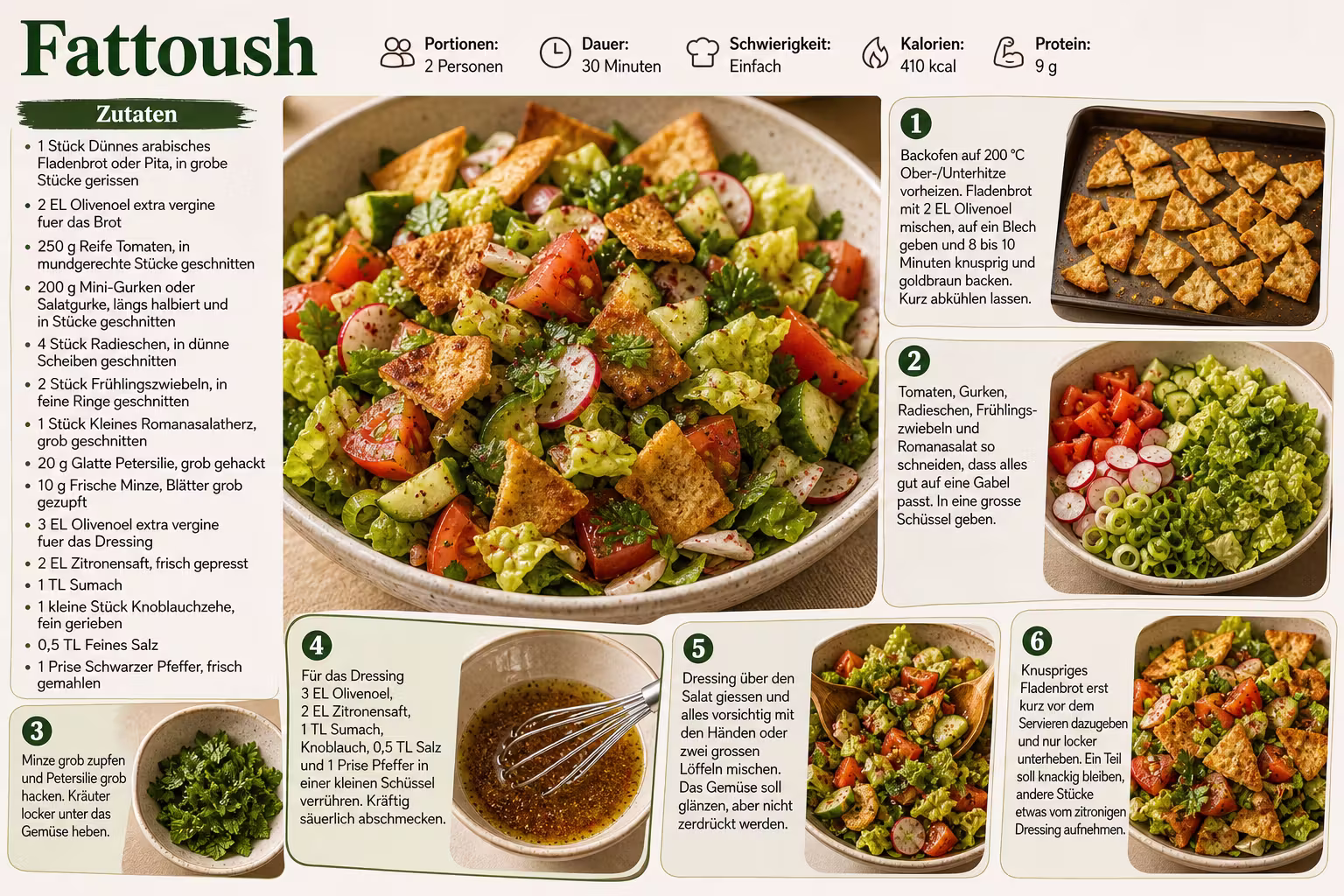 Rezept: Fattoush