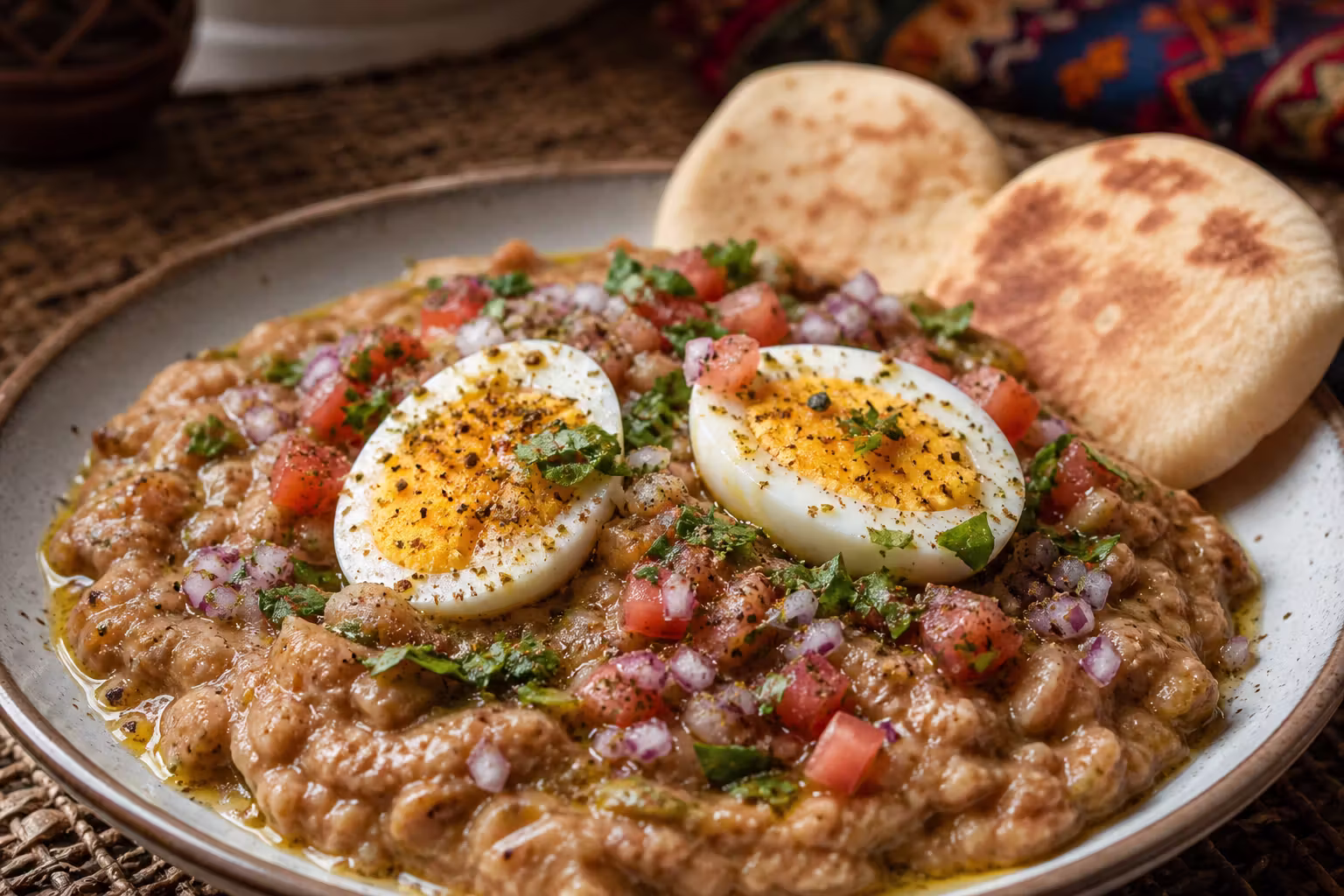 Ful Medames mit Ei
