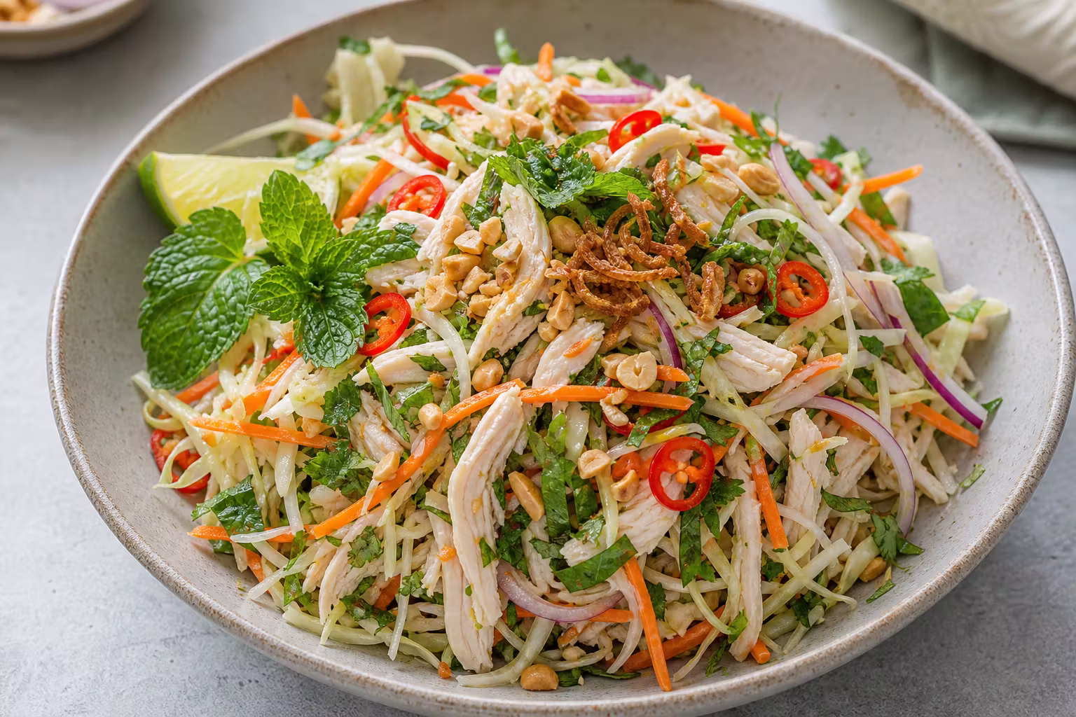 Gỏi Gà Bắp Cải – Vietnamesischer Hähnchen-Krautsalat