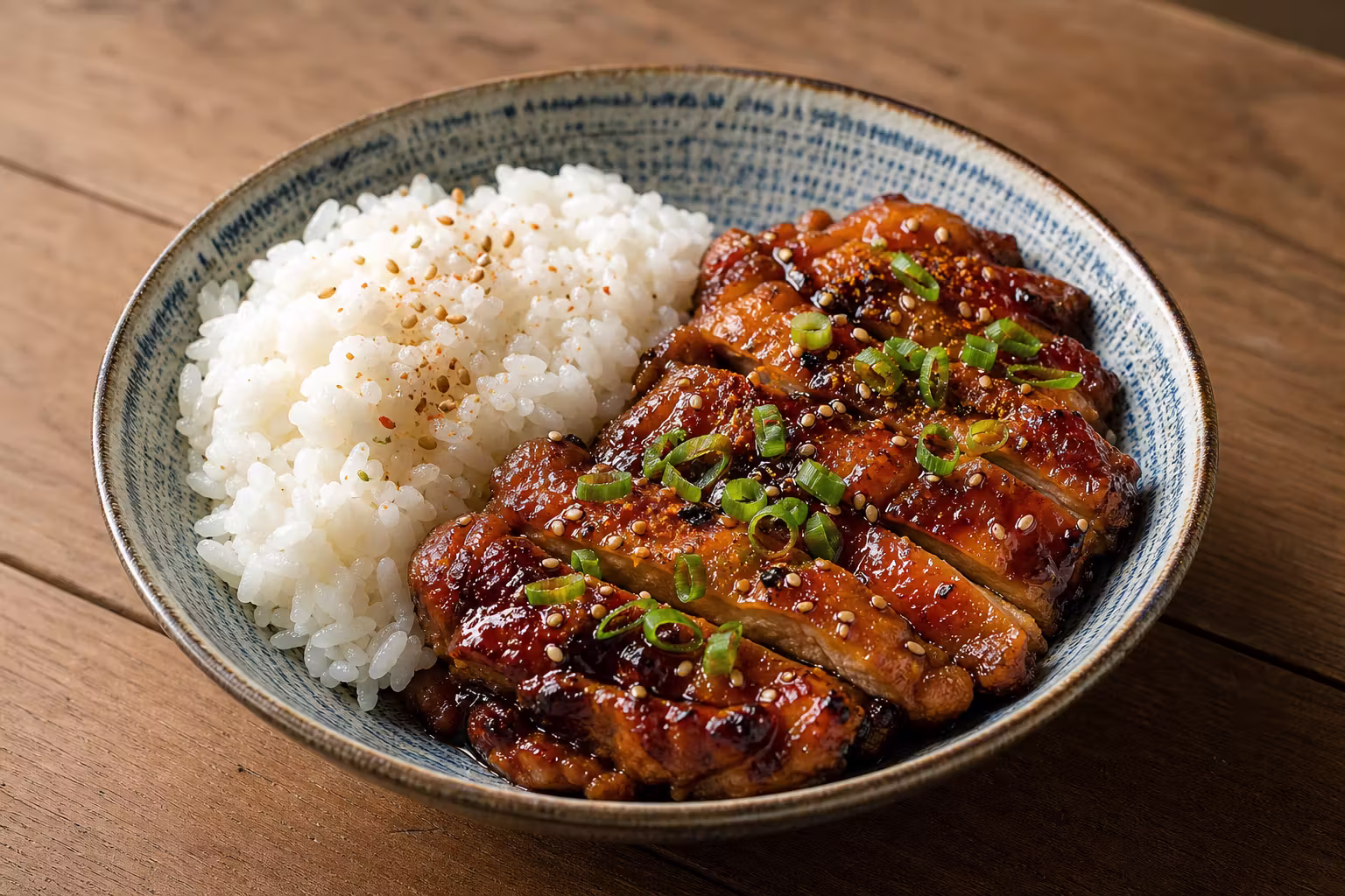 Hähnchen Teriyaki mit Reis