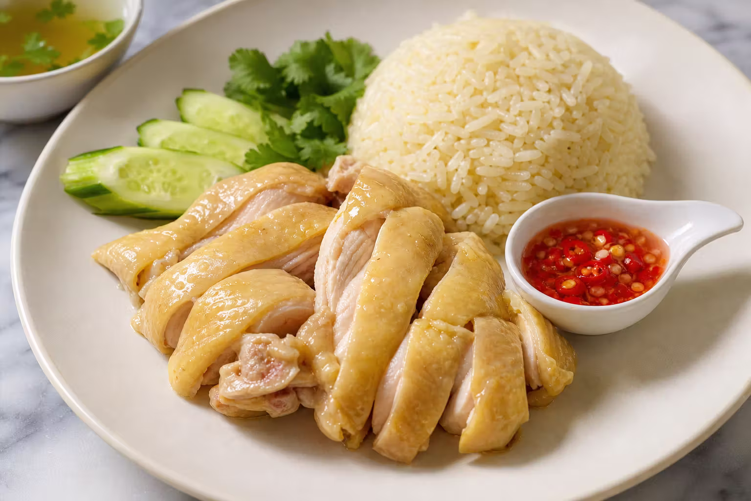 Hainanese Chicken Rice