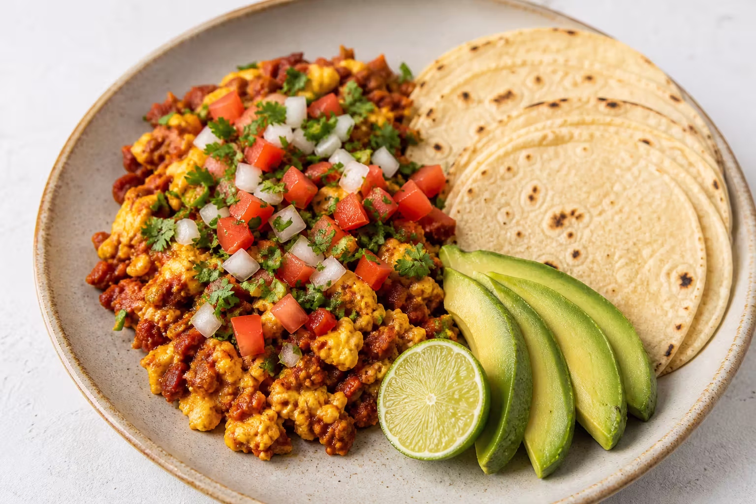 Huevos con Chorizo mit Maistortillas