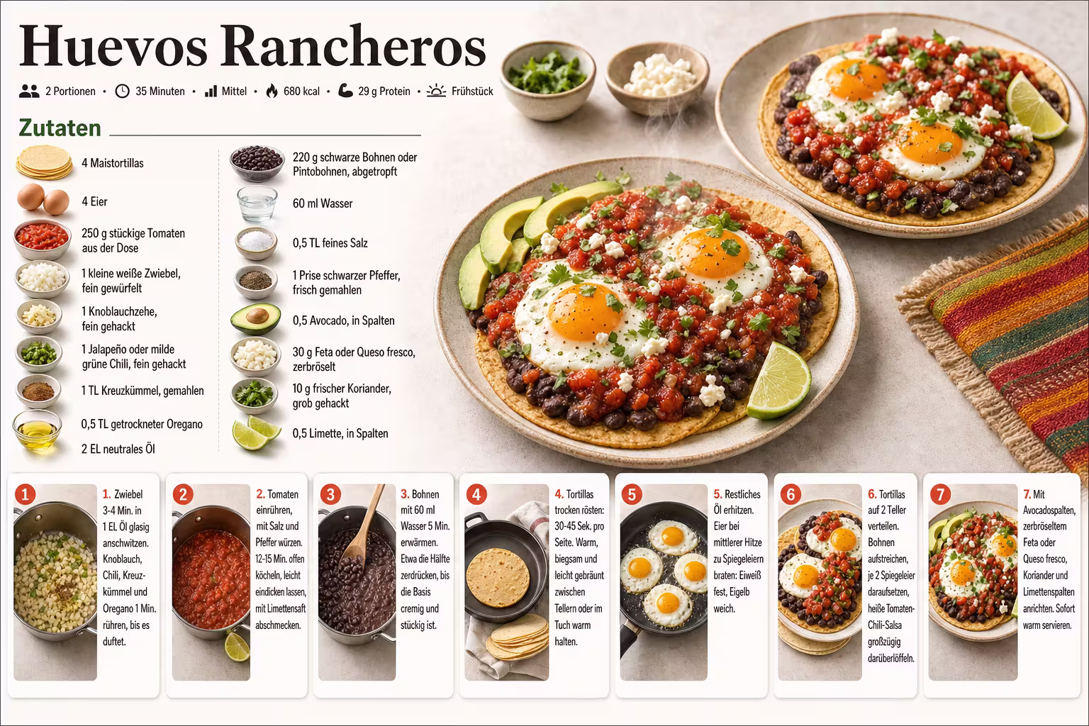 Rezept: Huevos Rancheros
