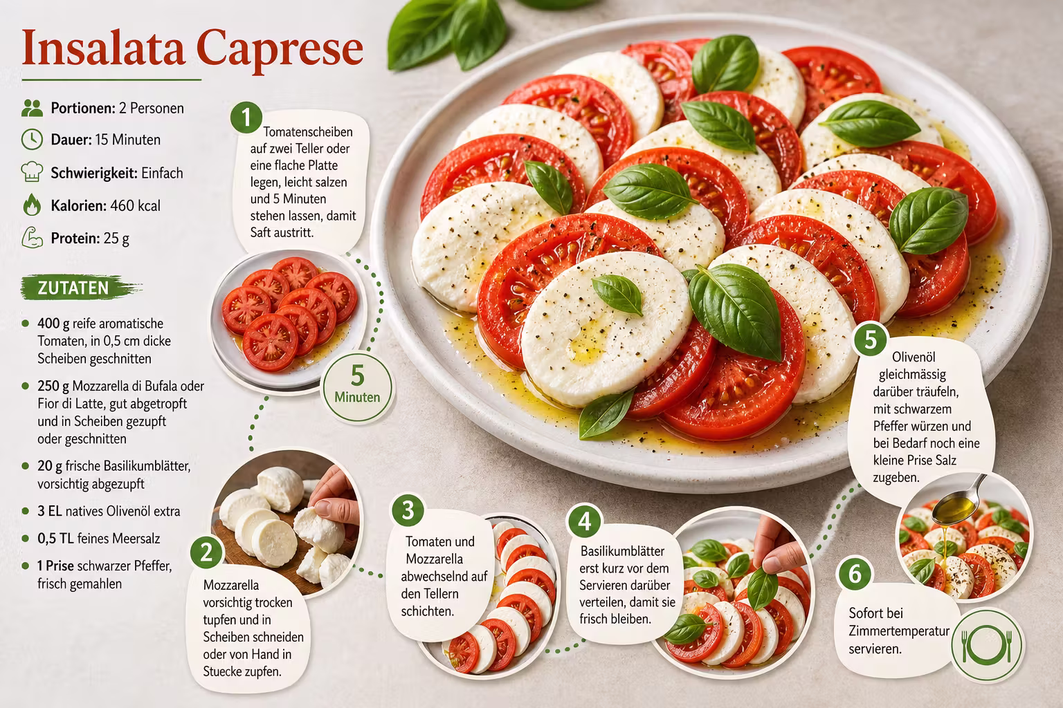 Rezept: Insalata Caprese