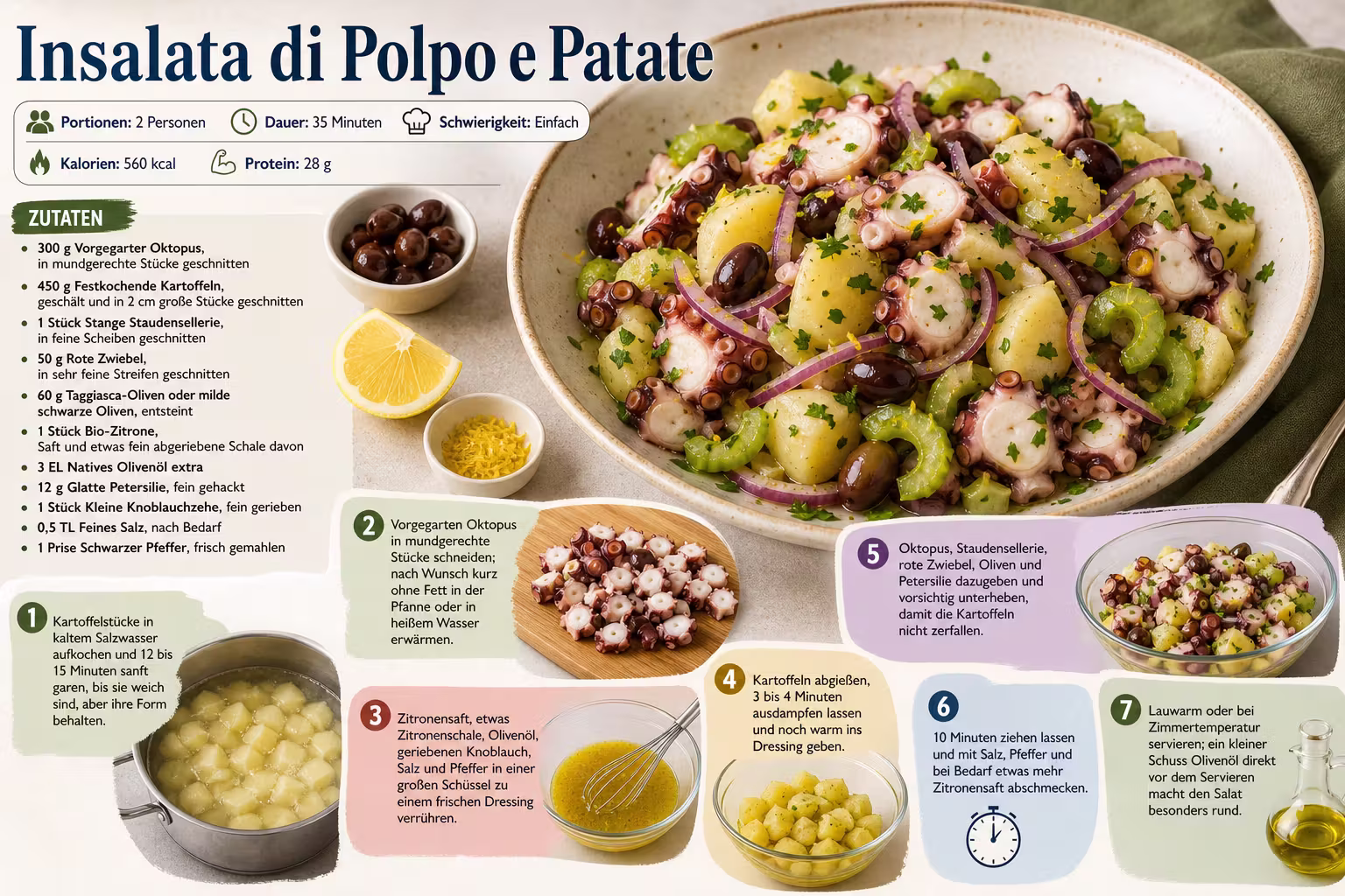 Rezept: Insalata di Polpo e Patate