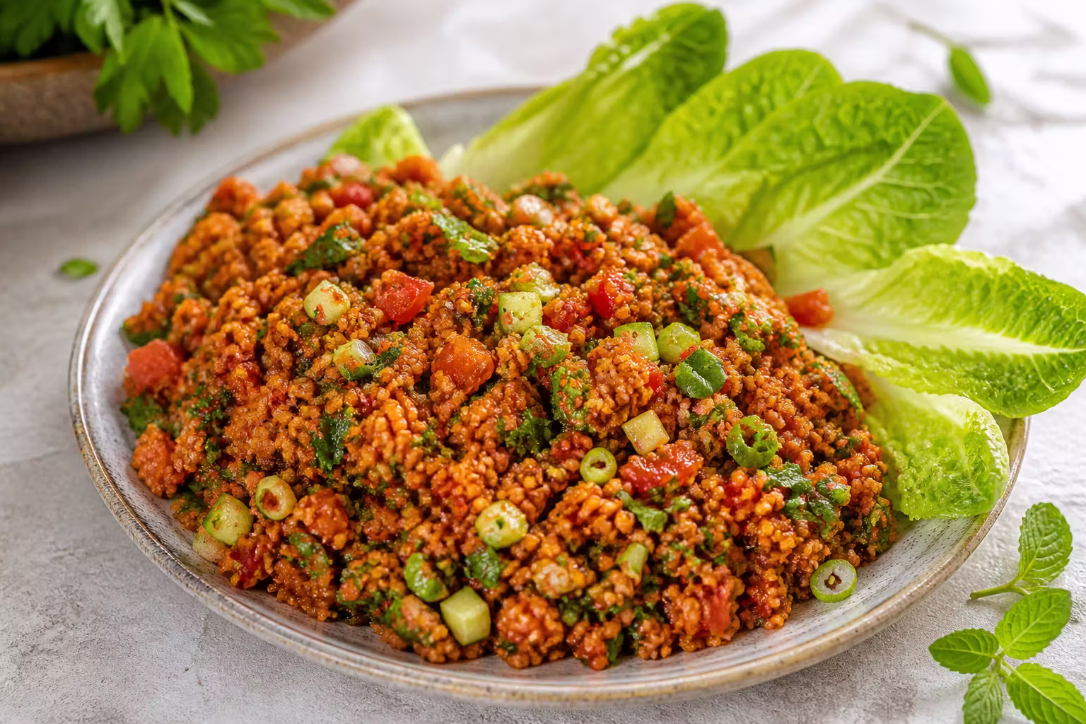 Kısır – Türkischer Bulgursalat