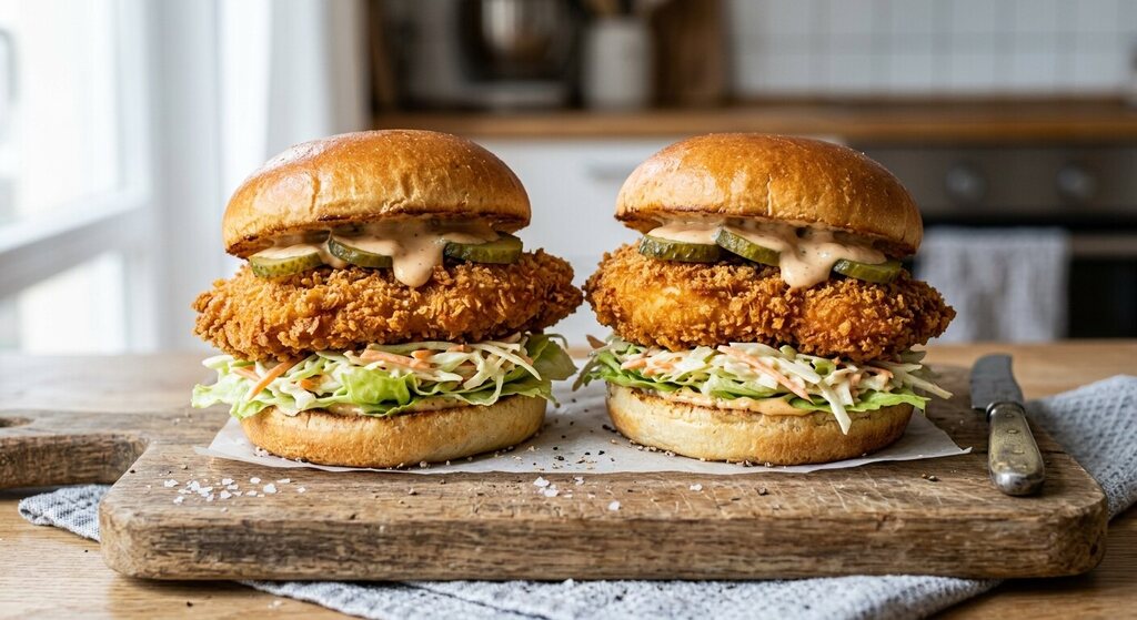 Rezeptbild: Crispy Chicken Burger