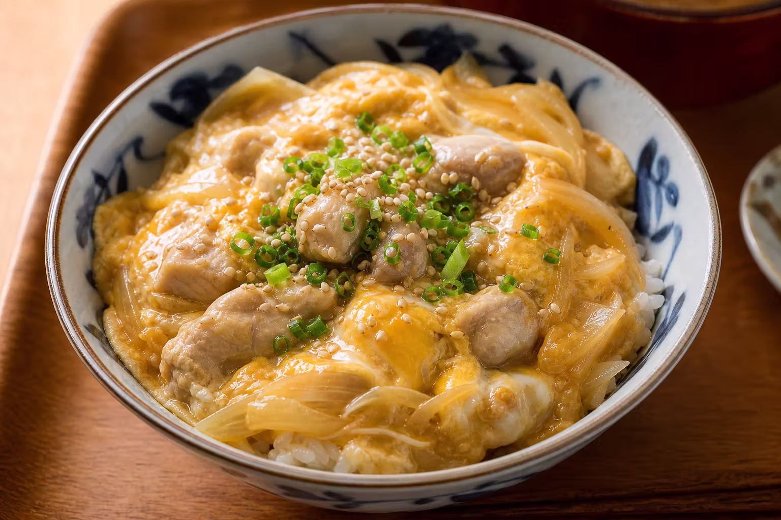 Oyakodon - Japanische Hähnchen-Ei-Bowl