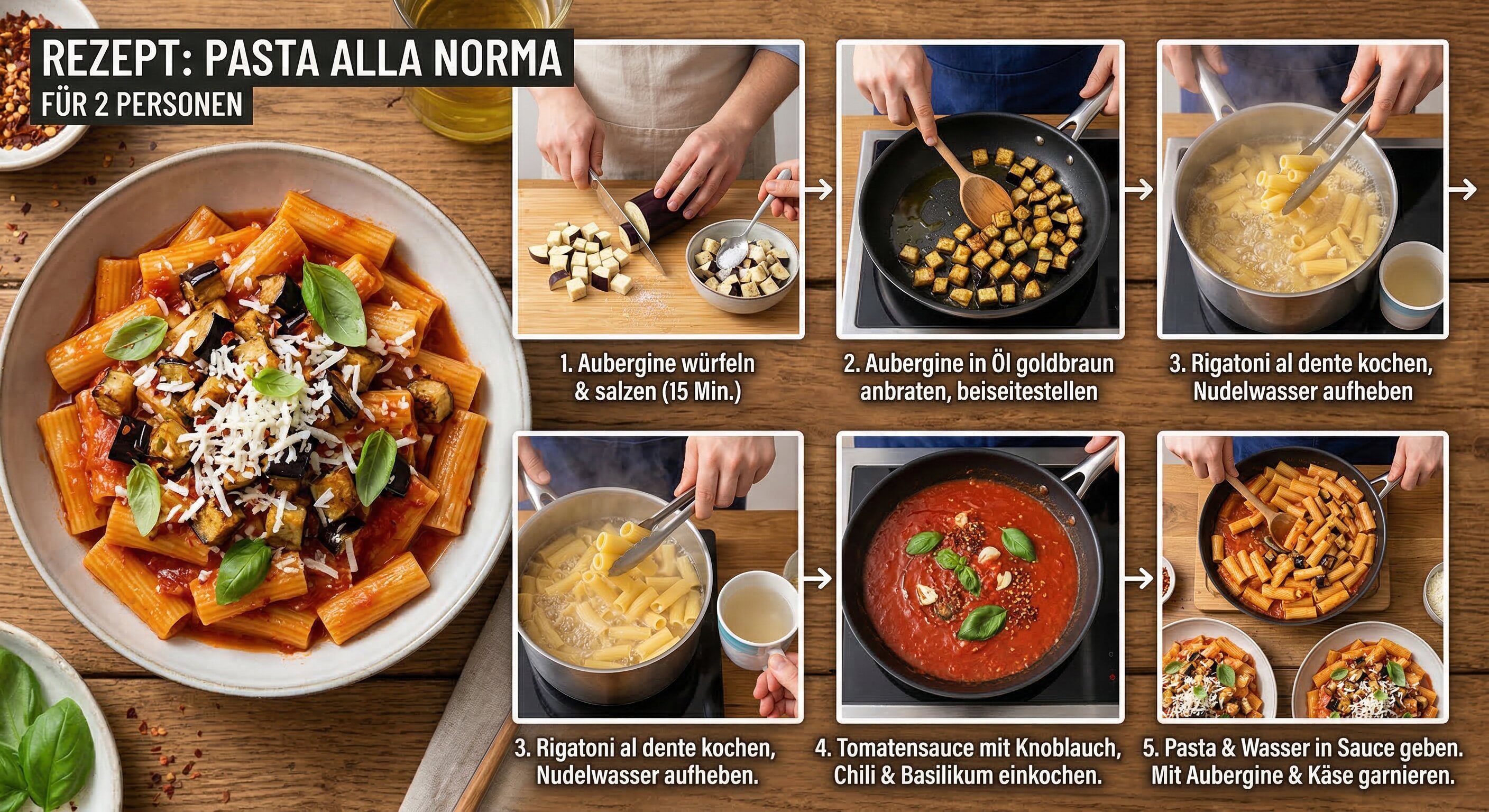 Rezept: Pasta alla Norma
