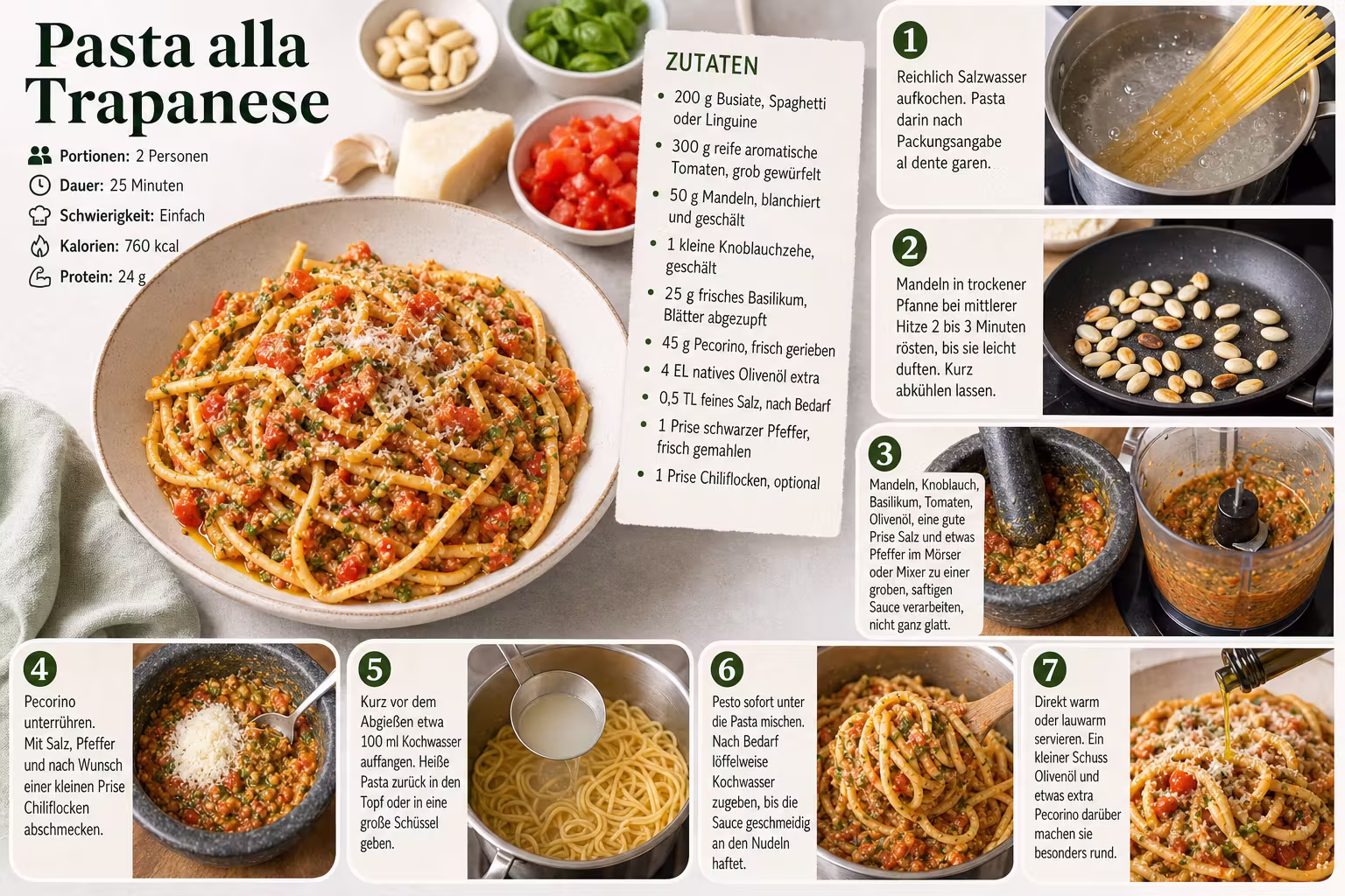 Rezept: Pasta alla Trapanese
