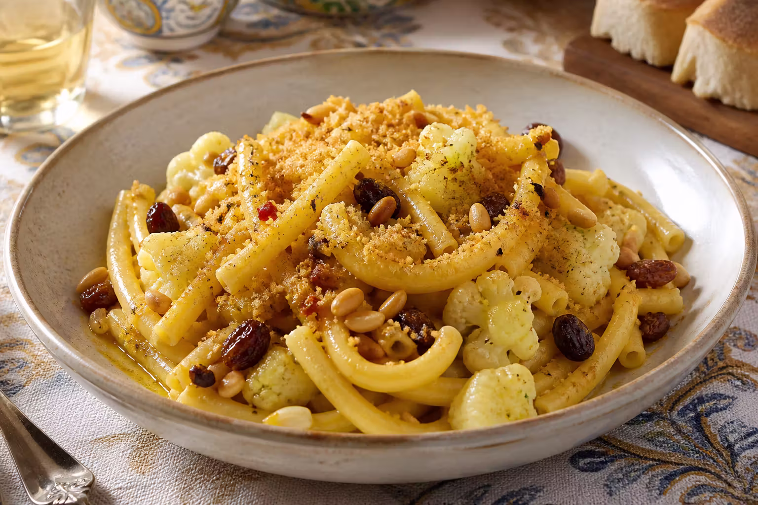Pasta con i Broccoli Arriminati – Sizilianische Pasta mit Blumenkohl