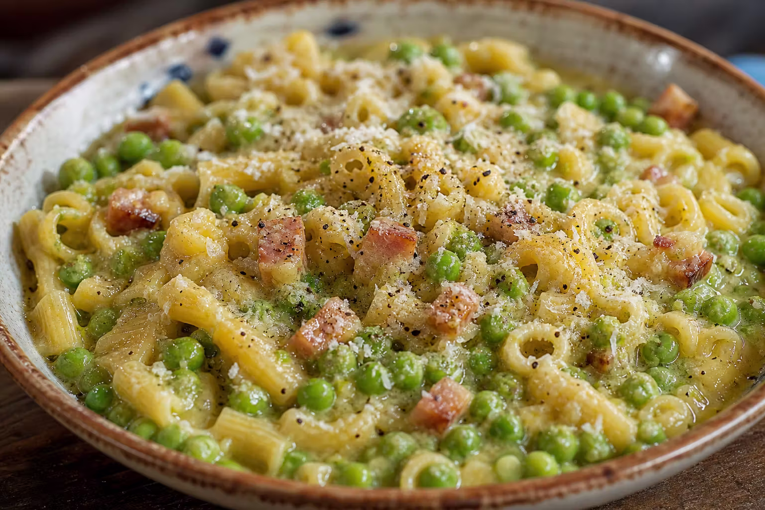 Pasta e Piselli alla Napoletana
