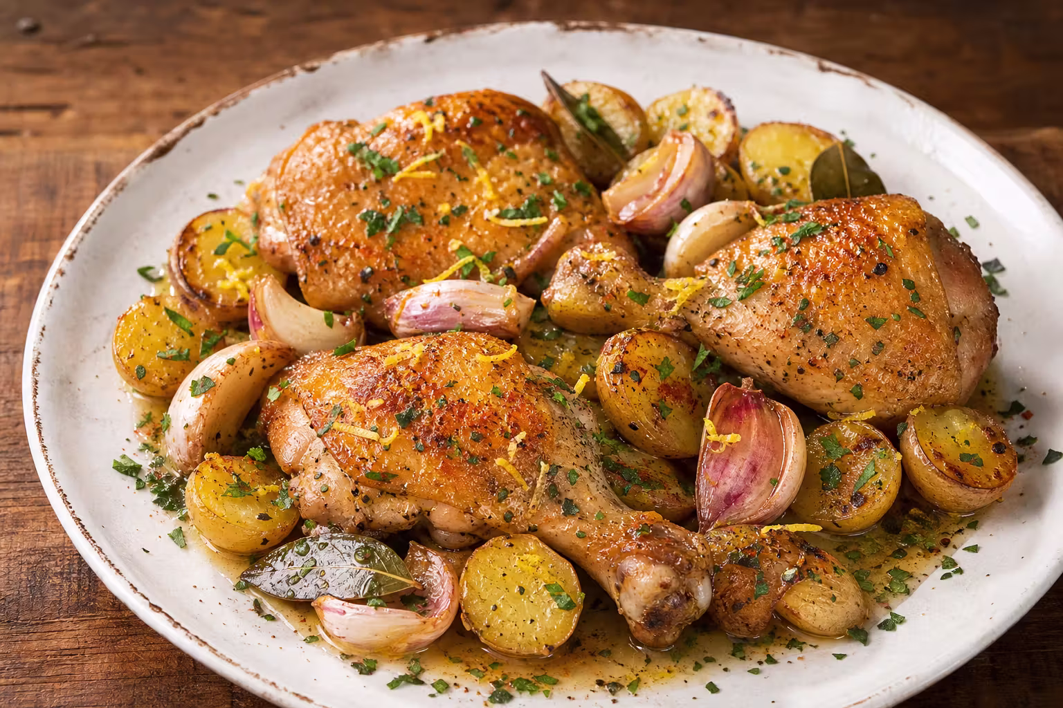 Pollo al Ajillo