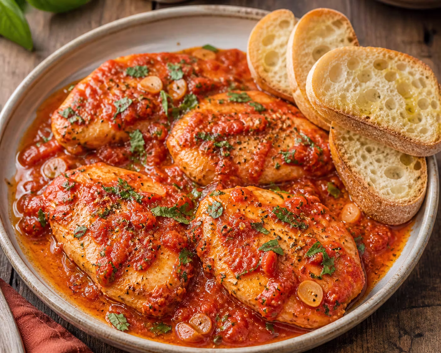 Pollo alla Pizzaiola – Italienisches Tomaten-Hähnchen