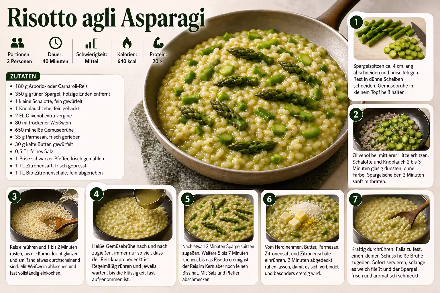 Rezept: Risotto agli Asparagi