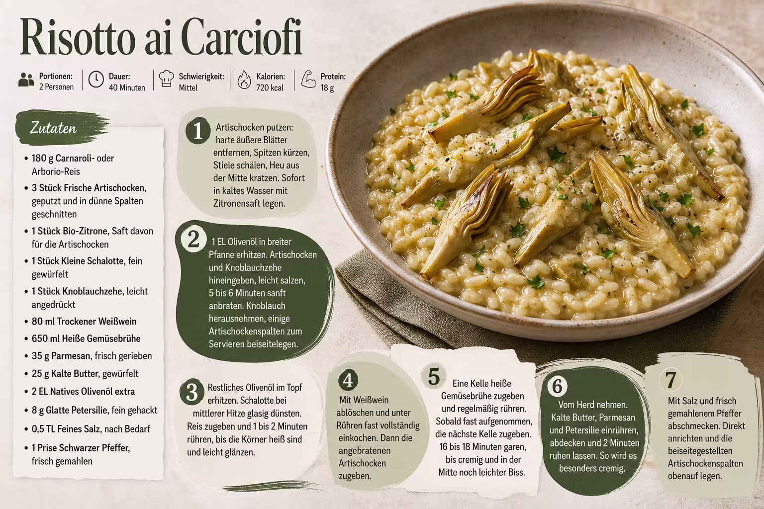 Rezept: Risotto ai Carciofi