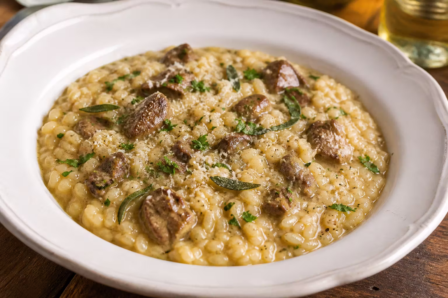 Risotto ai Fegatini – Italienisches Risotto mit Hühnerleber