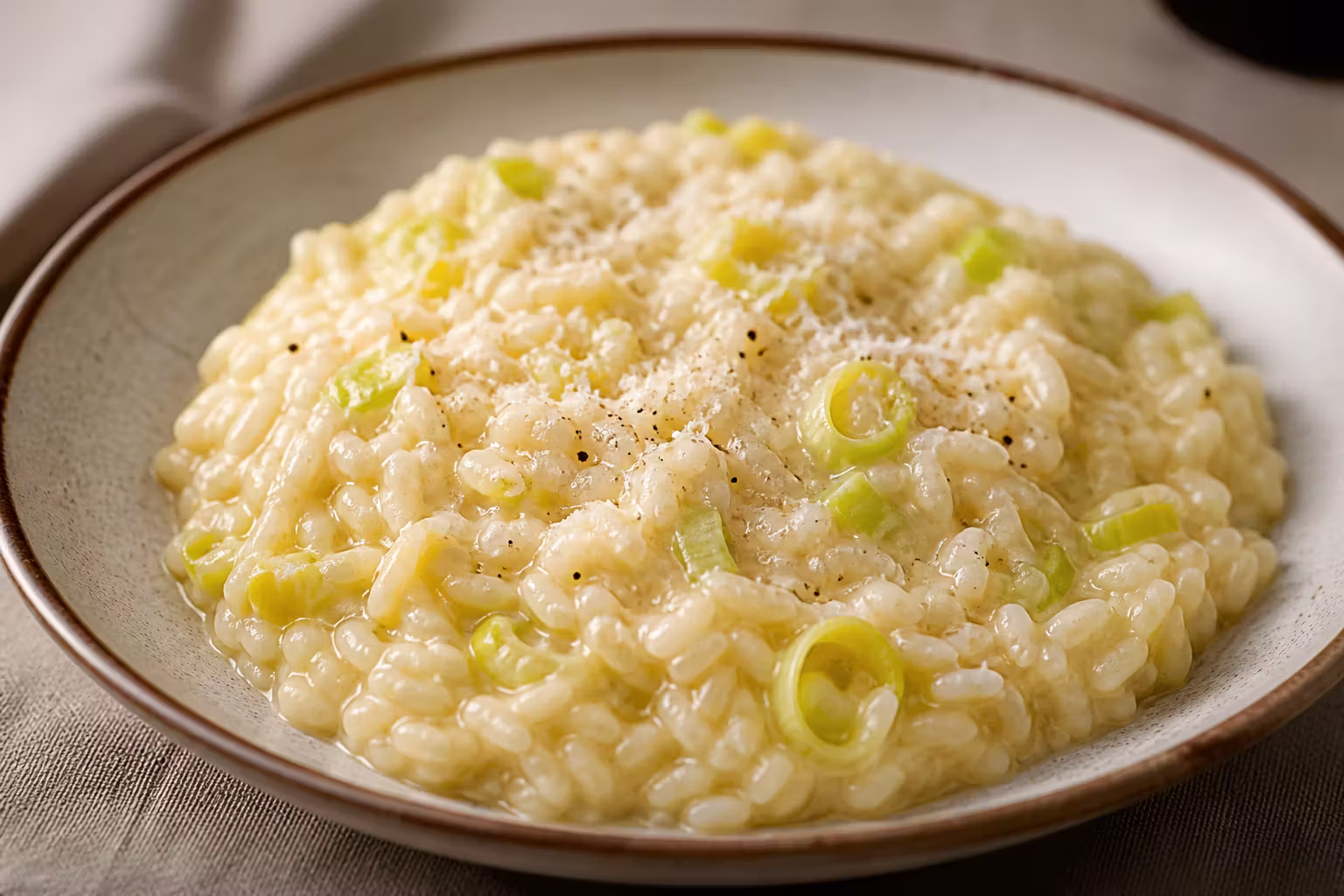 Risotto ai Porri e Taleggio