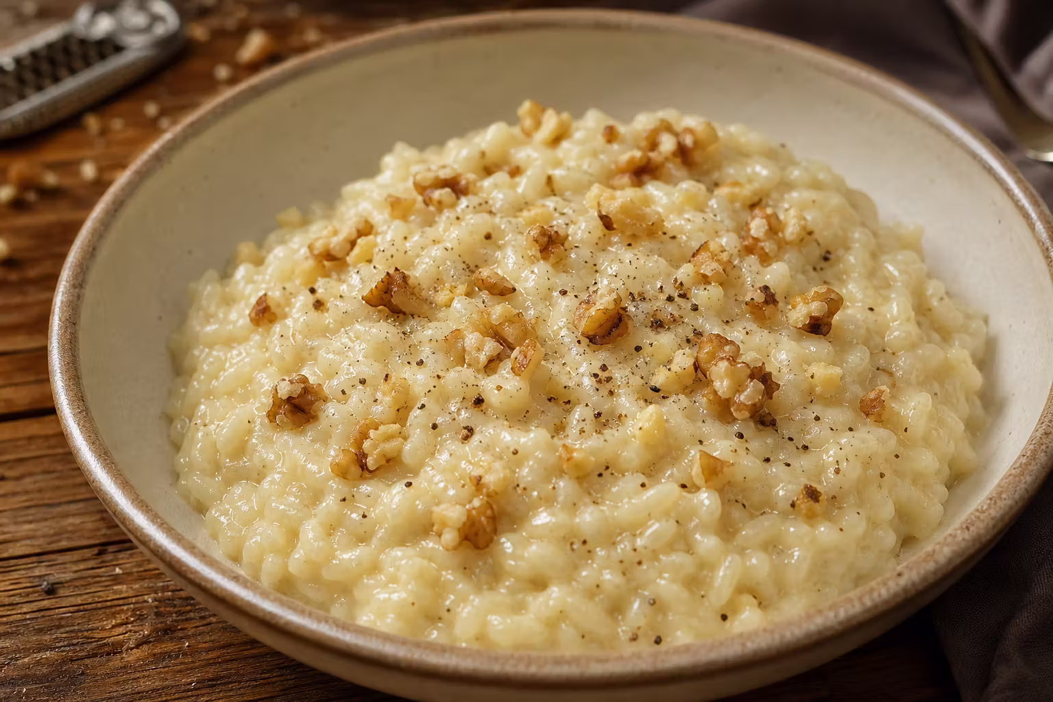 Risotto al Gorgonzola e Noci