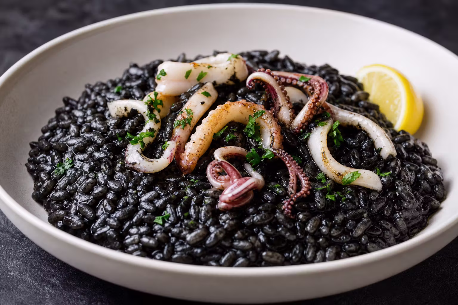 Risotto al Nero di Seppia