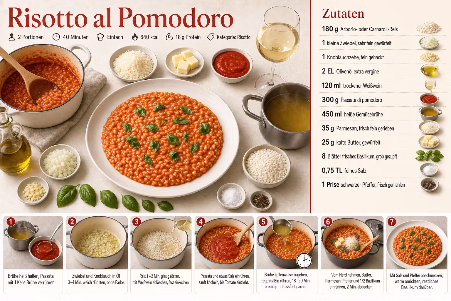 Rezept: Risotto al Pomodoro