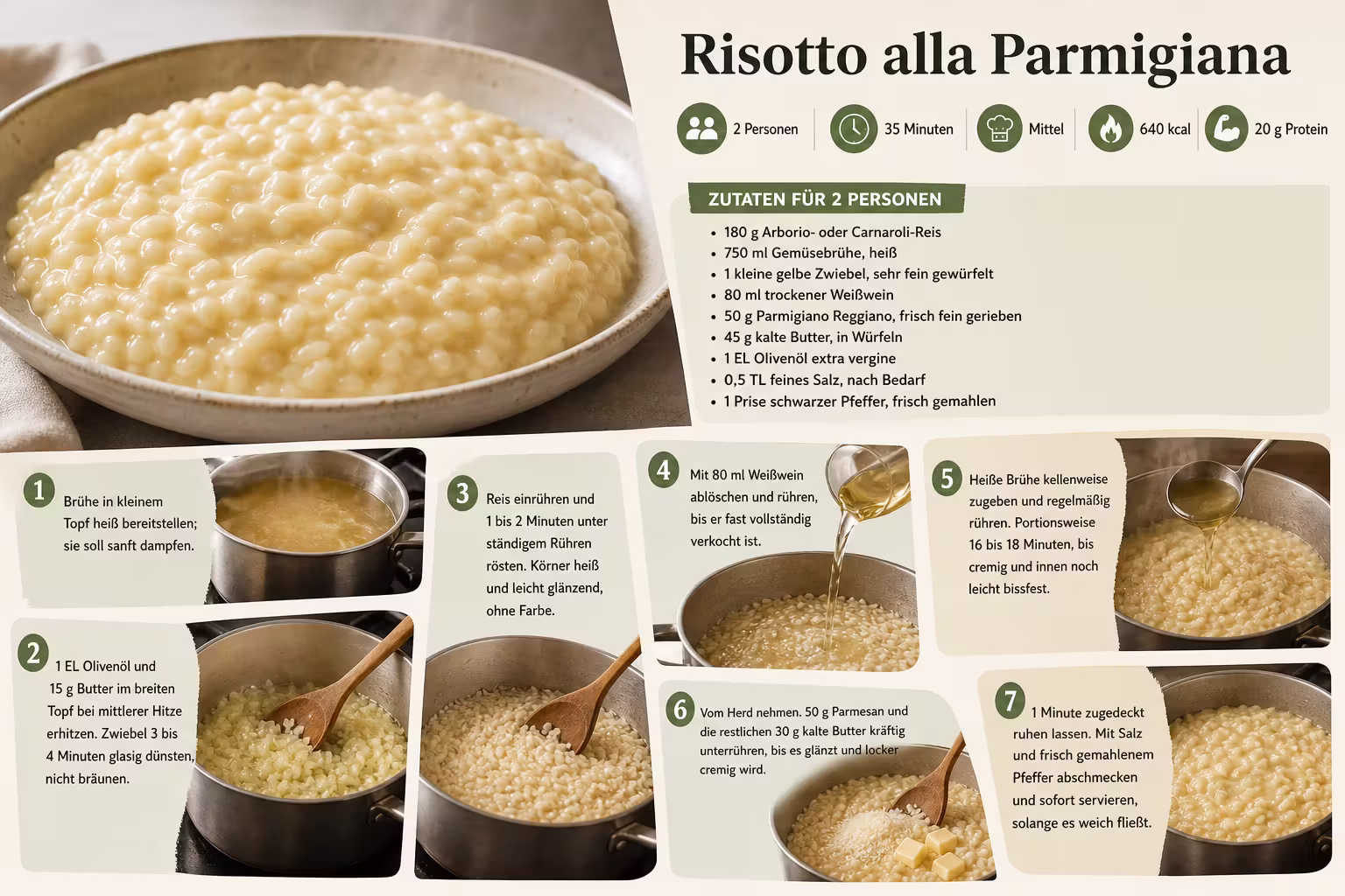 Rezept: Risotto alla Parmigiana