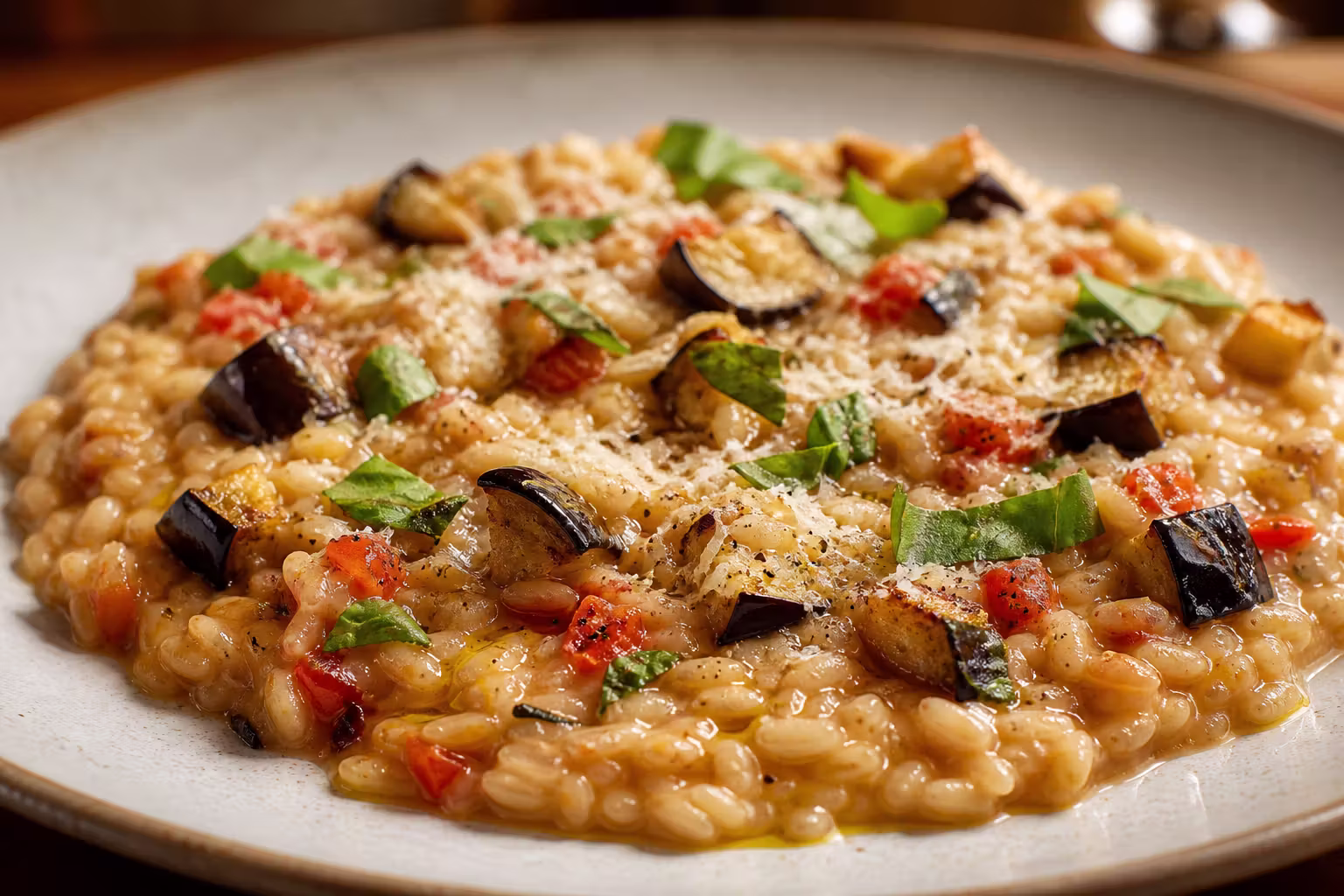 Risotto alle Melanzane
