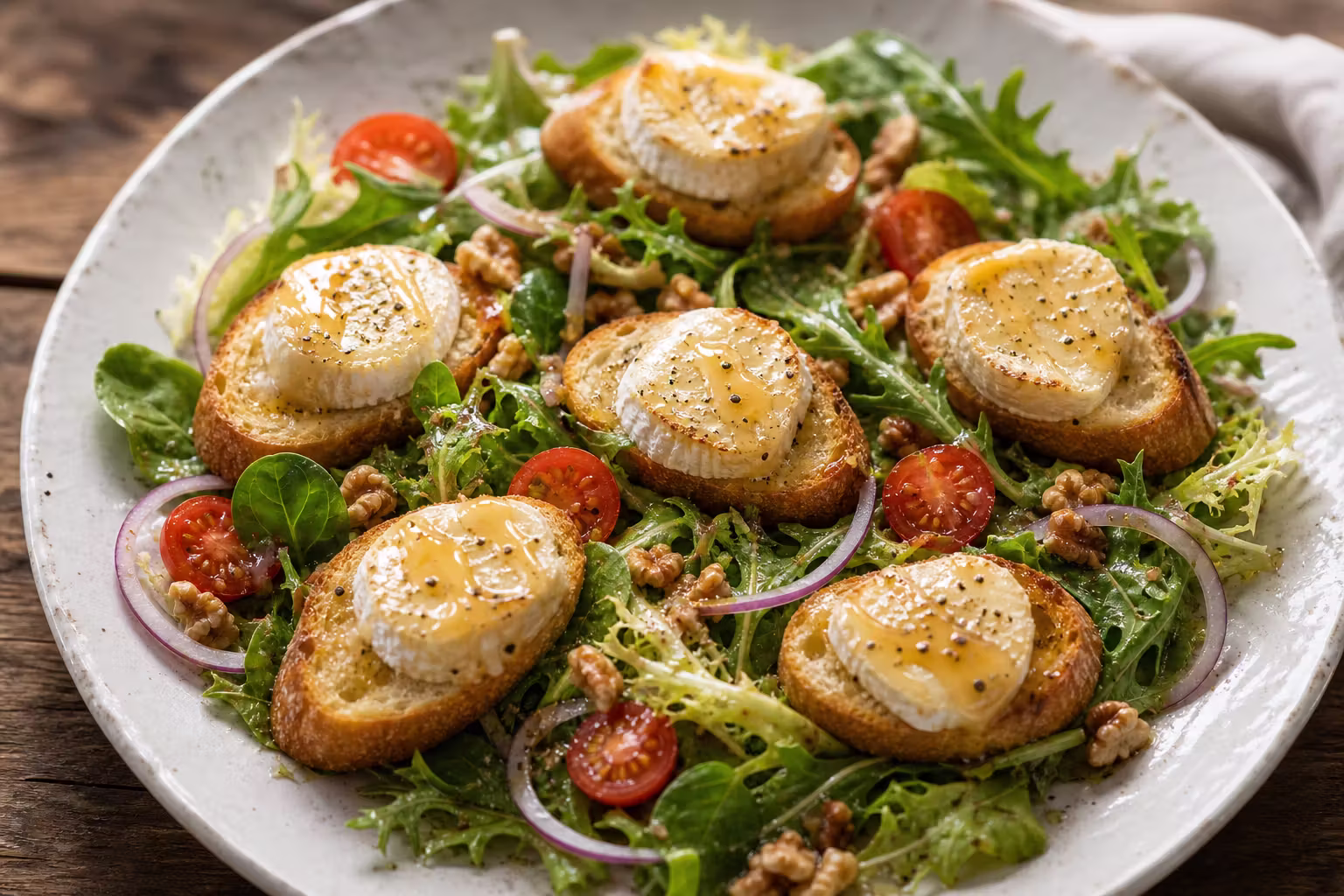 Salade de Chèvre Chaud