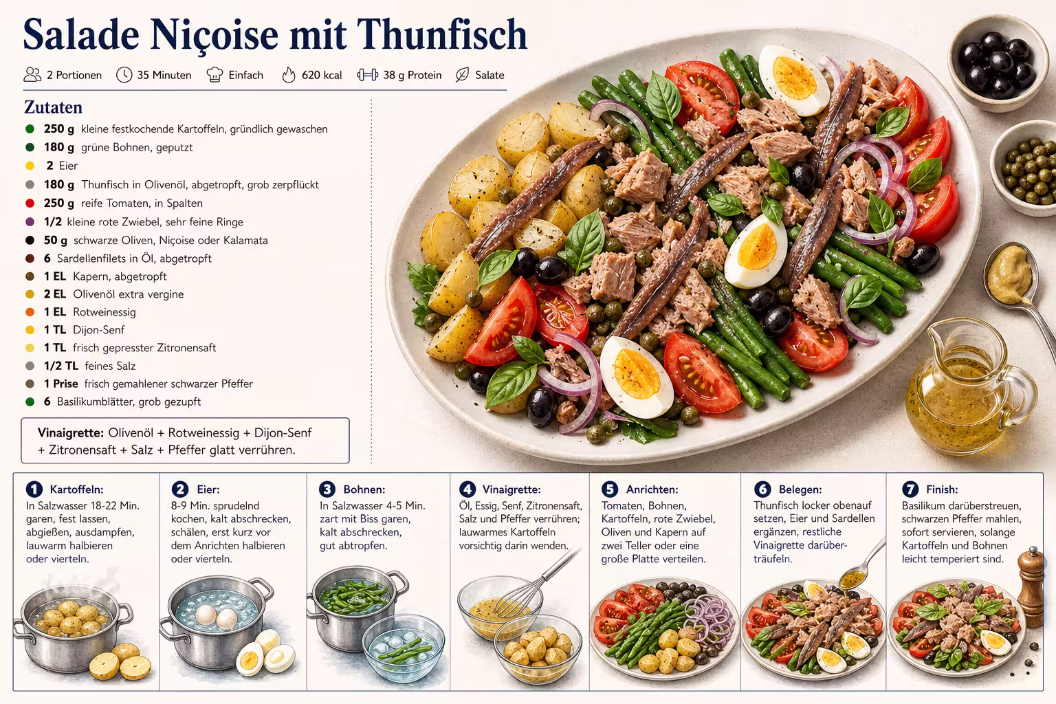 Rezept: Salade Niçoise mit Thunfisch