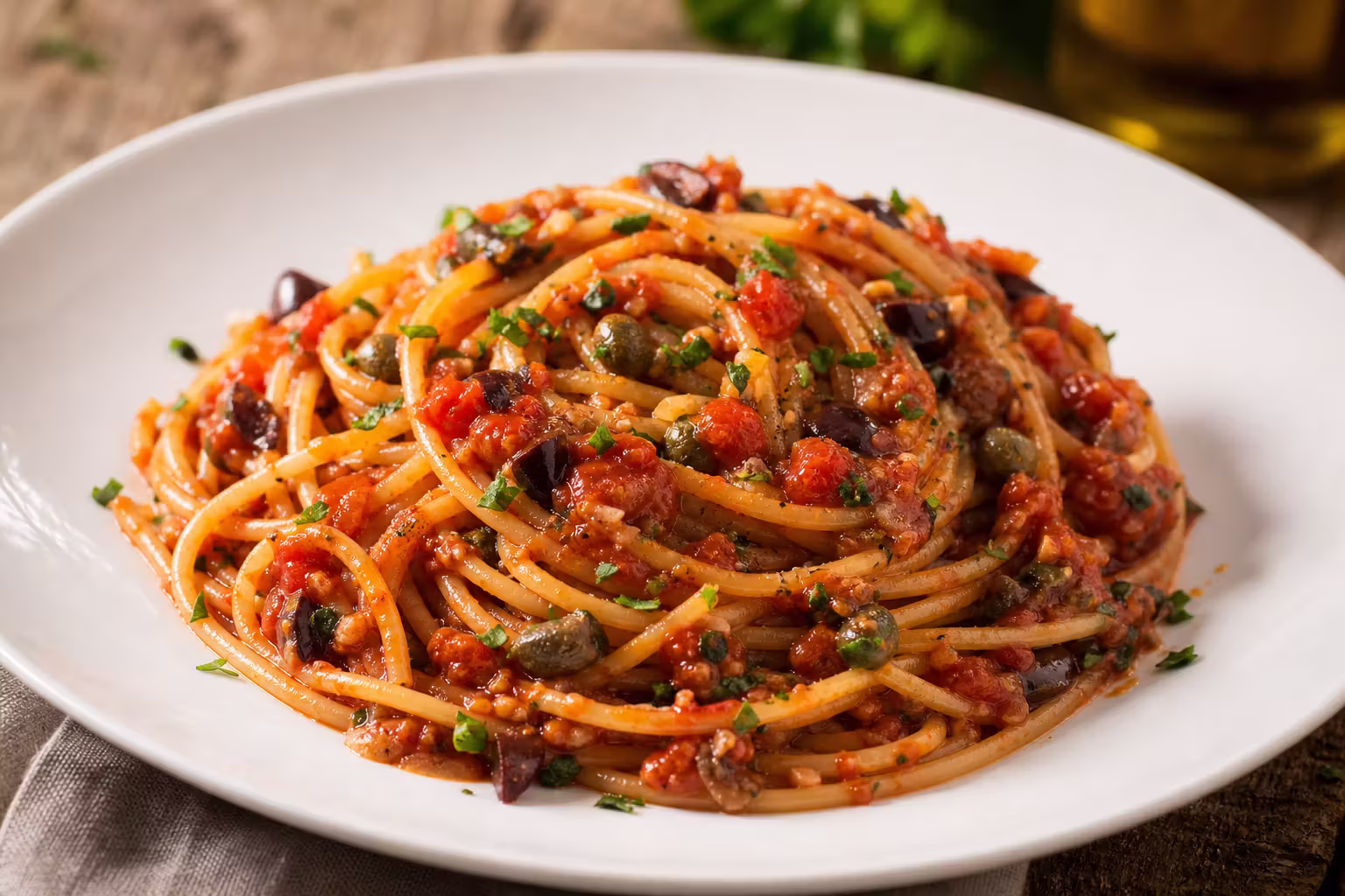 Spaghetti alla Puttanesca