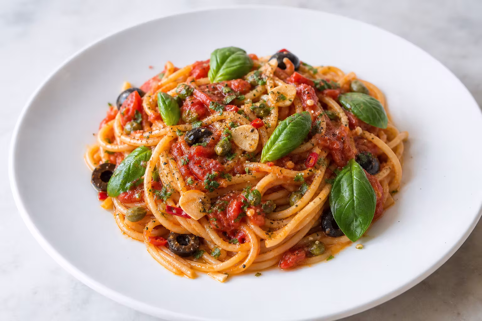 Spaghetti alla Vesuviana