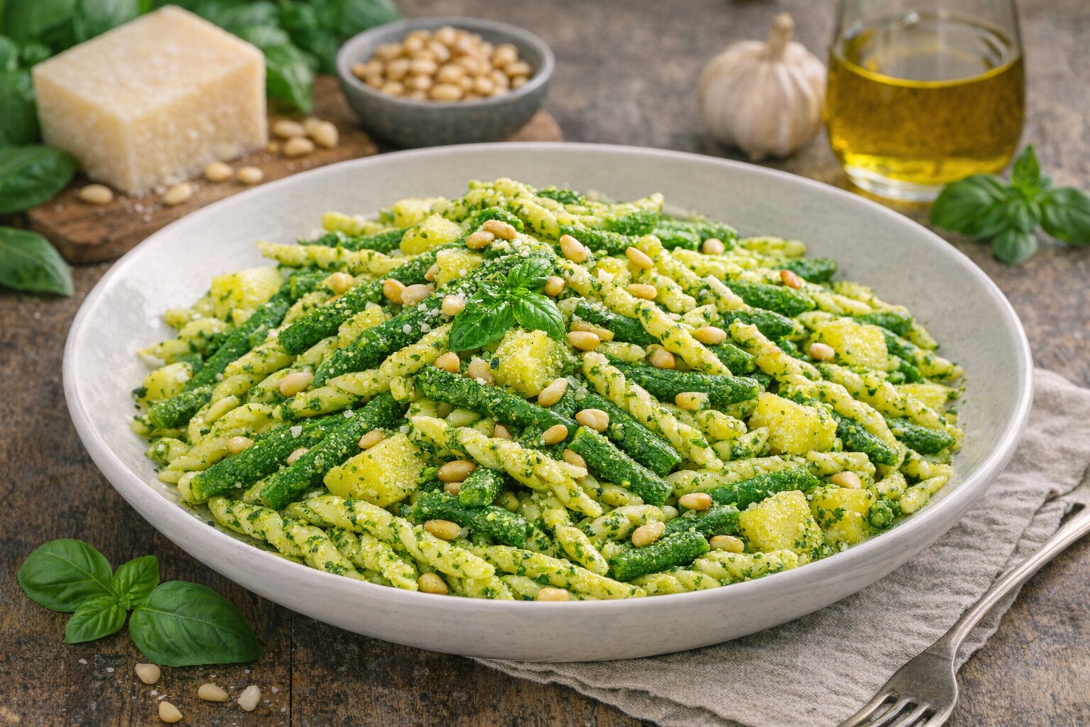 Trofie al Pesto Genovese