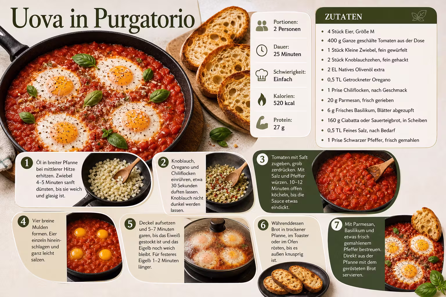 Rezept: Uova in Purgatorio