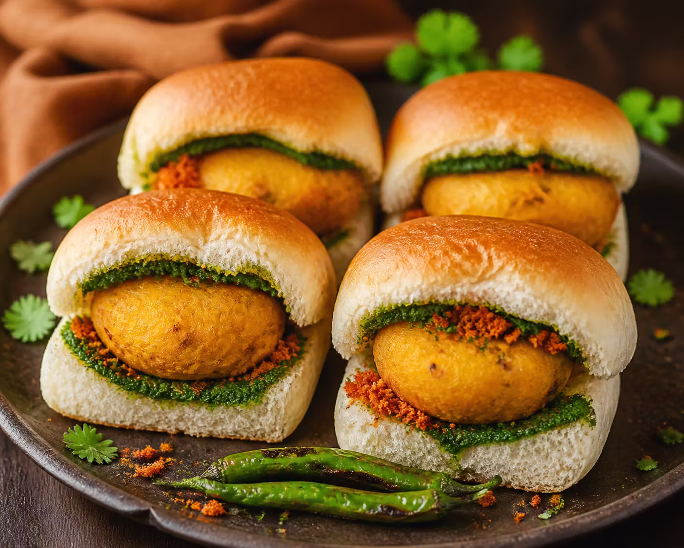 Vada Pav – Indischer Kartoffelburger aus Mumbai